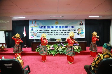 Pemkab Buton Gelar FGD Pemutakhiran Pokok Pikiran Kebudayaan Daerah 2025