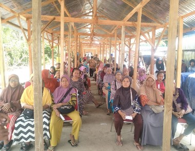 Lapak Sementara Pasar Kaloko Rampung, Pemkab Buton Lakukan Pencabutan Lot